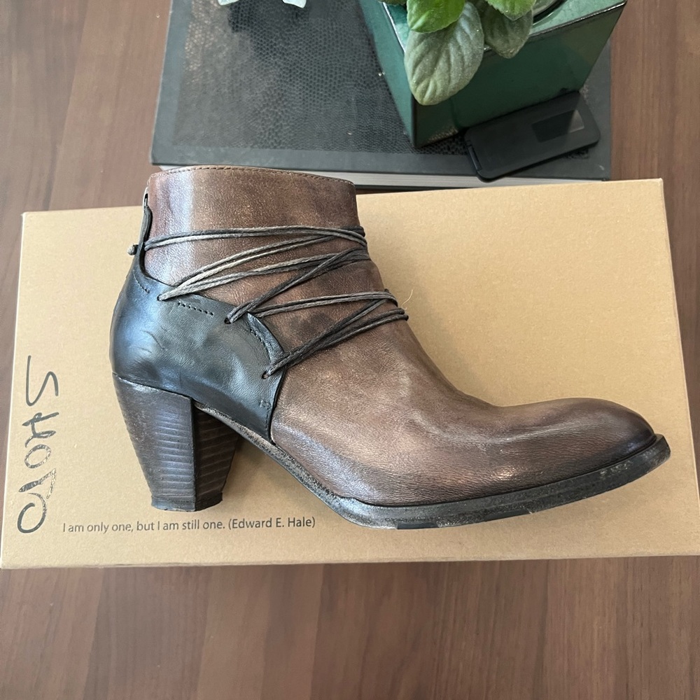 🌱SHOTO Handcrafted Leather Boot 🌱 - Picture 4 of 13